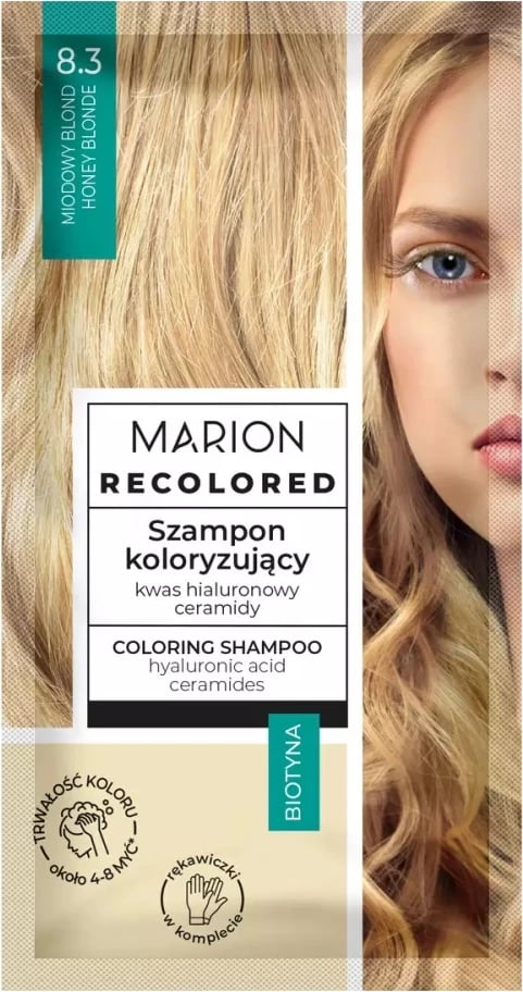Shampone ngjyruese për femra Marion 8.3 Honey Blonde 35ml