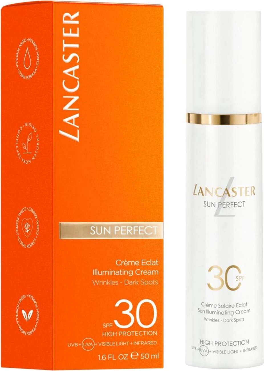 Krem dielli për fytyrë Lancaster Sun Perfect Illuminating Cream SPF30 unisex 50ml