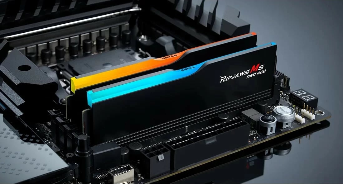 RAM Memorje G.Skill Ripjaws M5 Neo RGB 64GB (2x32GB) DDR5 6000MT/s, e zezë