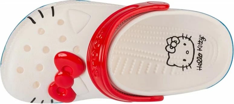 Papuqe për fëmijë Crocs, me Hello Kitty