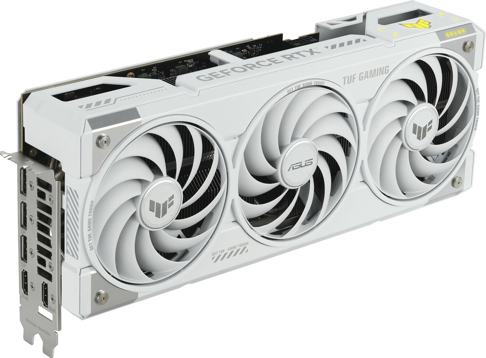 Kartelë grafike ASUS TUF Gaming RTX 5070 Ti OC 16GB GDDR7 e bardhë