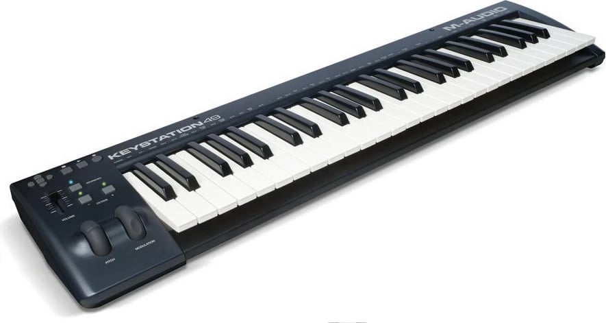 Tastierë MIDI M-AUDIO Keystation 49 MK3, 49 taste, USB, E zezë