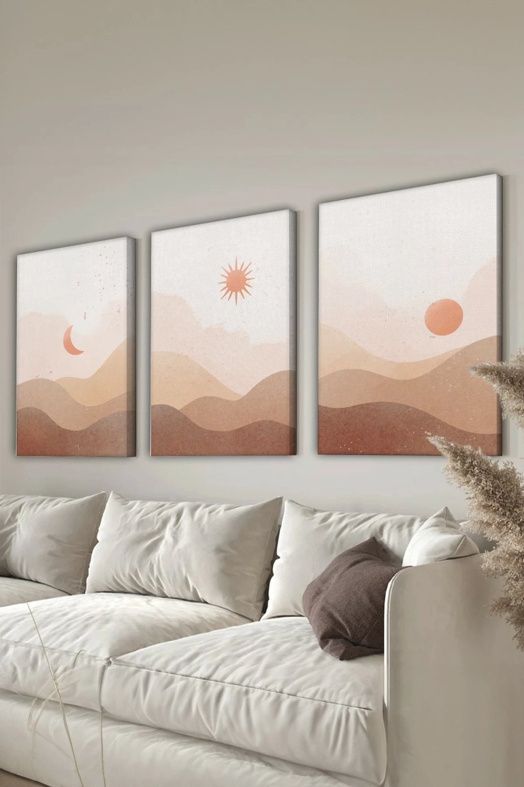 Pikturë dekorative në kanavacë (3 copë), Wallity, 3Cnvs10, 40x60cm