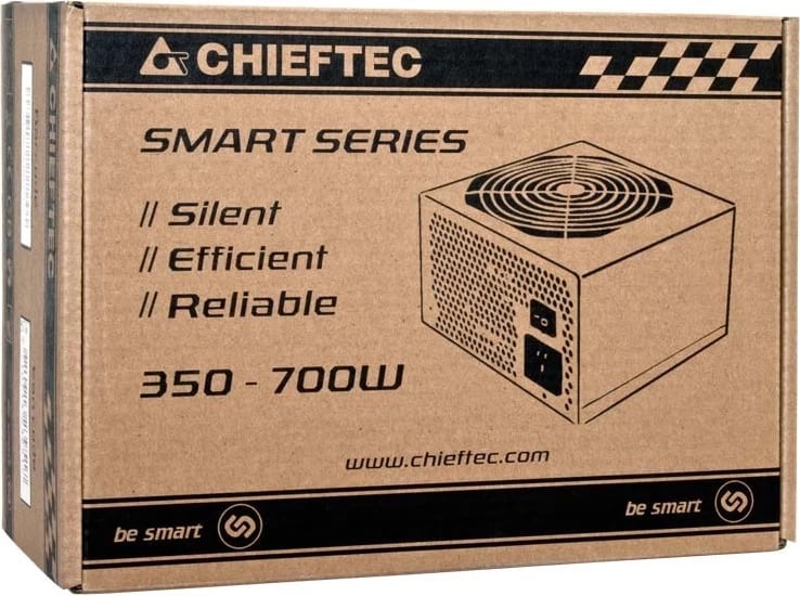Burimi i Energjisë për Kompjuter Chieftec Smart GPS-700A8, 700 W, PS/2, i Zi