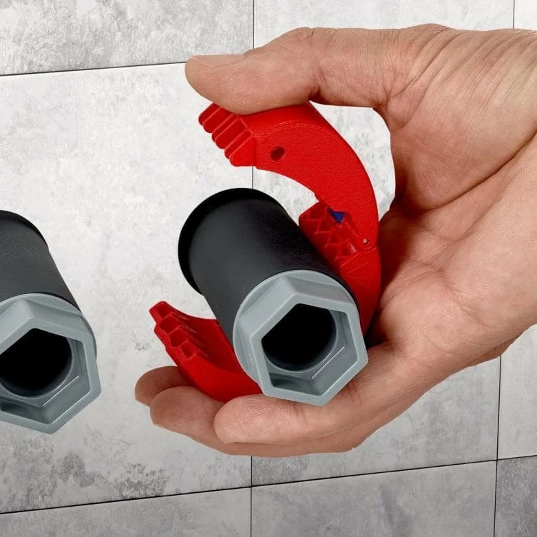 Prerës kabllosh Knipex BiX, plastikë/çelik inox, 5 cm, kuq Prerës kabllosh Knipex BiX, plastikë/çelik inox, 5 cm, kuq