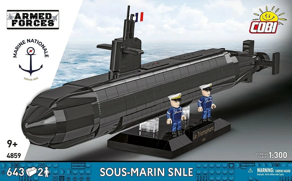 Set blloqesh ndërtimi, Cobi, COBI-4859 SNLE Submarine 1:300, 643 copa, set i madh