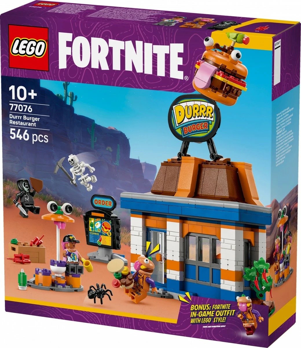 Set LEGO Fortnite Durrr Burger Restaurant 77076, 546 pjesë