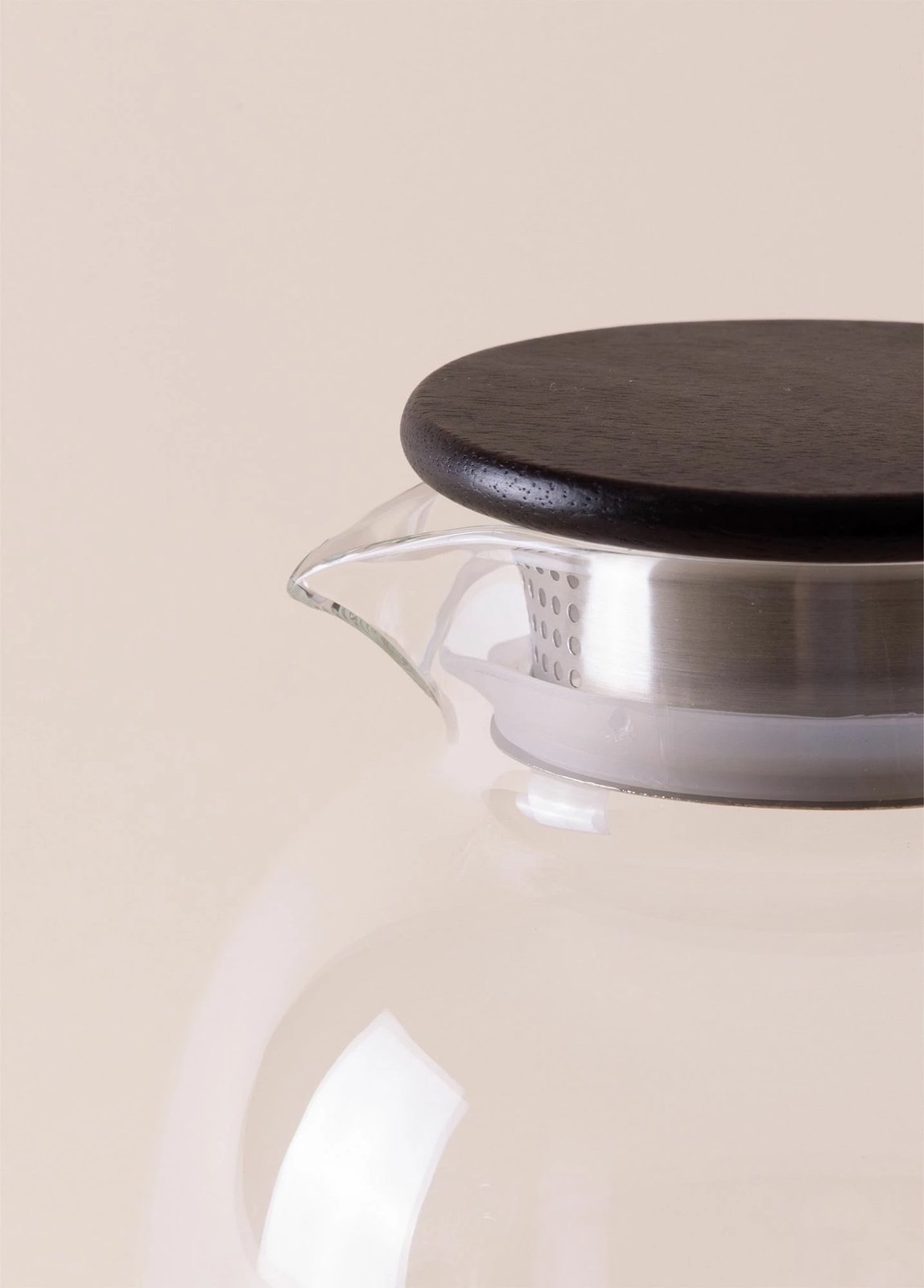Shishe qelqi me kapak bambuje, Hermia, SSE0030, 1500ml