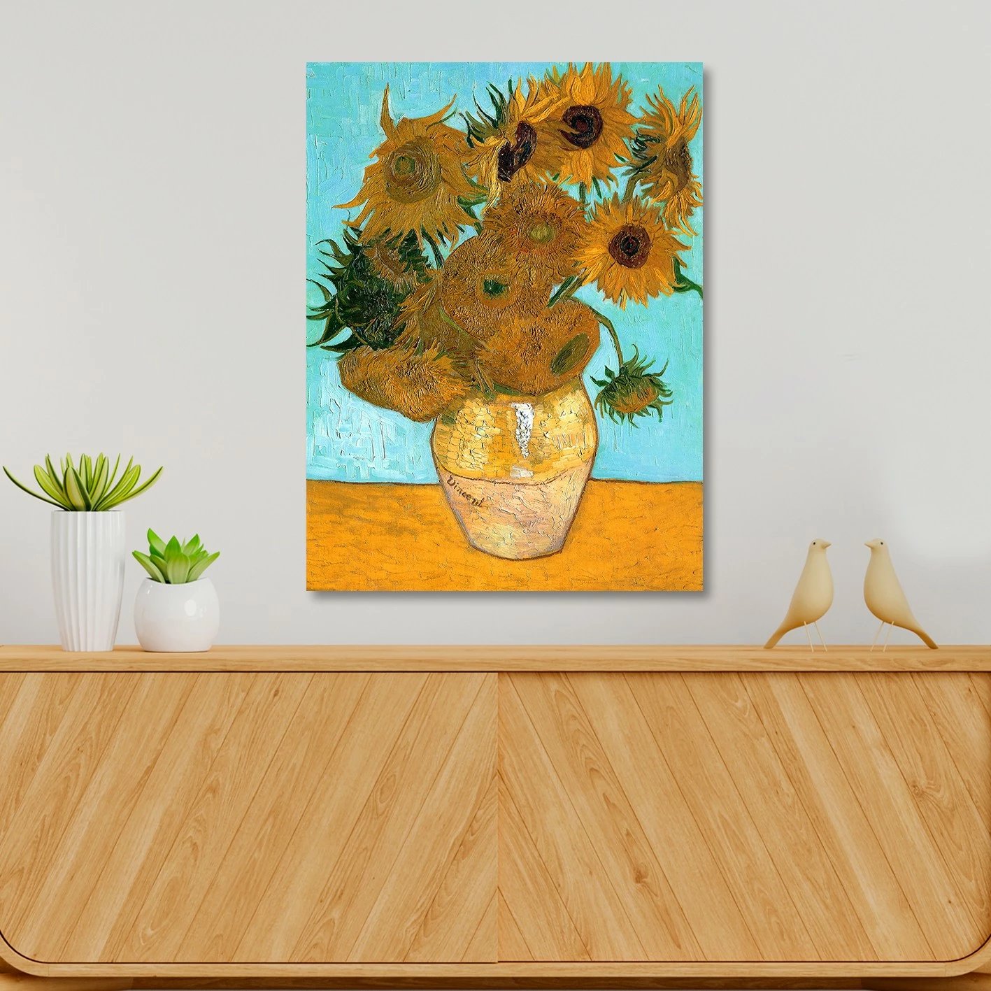 Pikturë dekorative në kanavacë, Van Gogh, shumëngjyrëshe, 30x40cm, KNV4395_3040