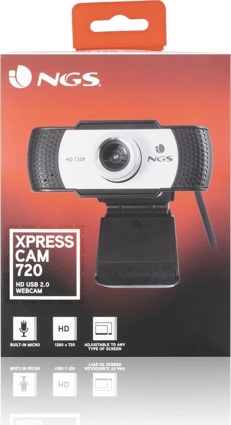 Ueb kamerë me mikrofon NGS Xpresscam 720 HD,e zezë