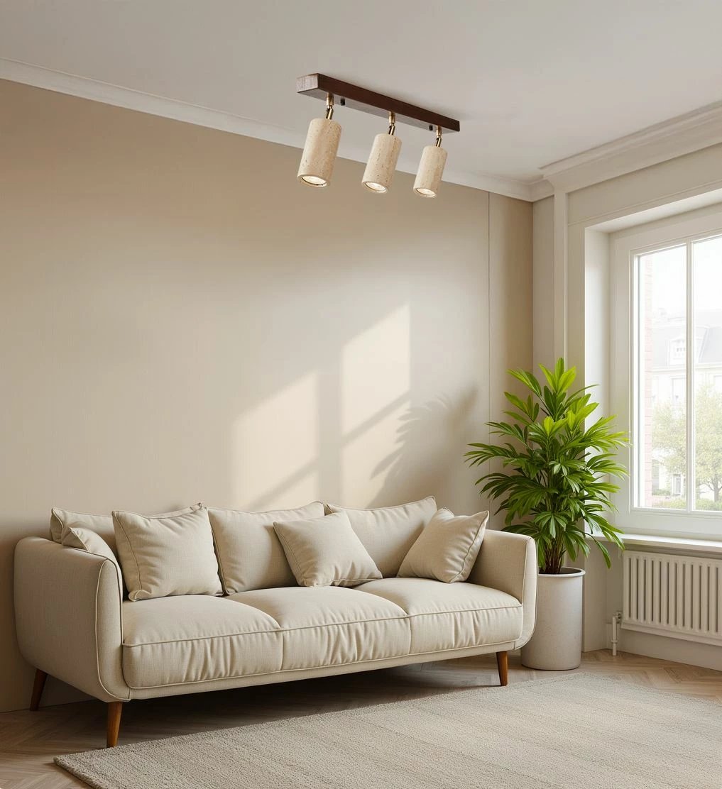 Llambë tavani Opviq, Lıebe, ngjyrë bezhë dhe arre