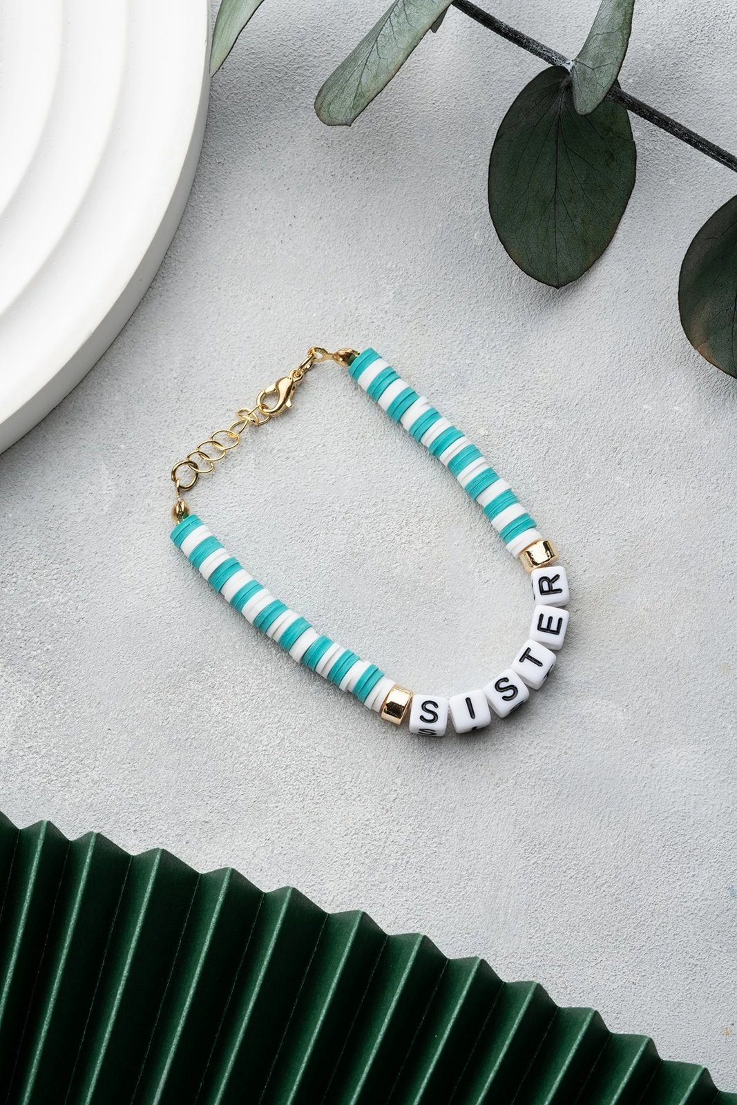 Byzylyk motrash, ngjyrë e gjelbër dhe e bardhë, Jumeon, B236610