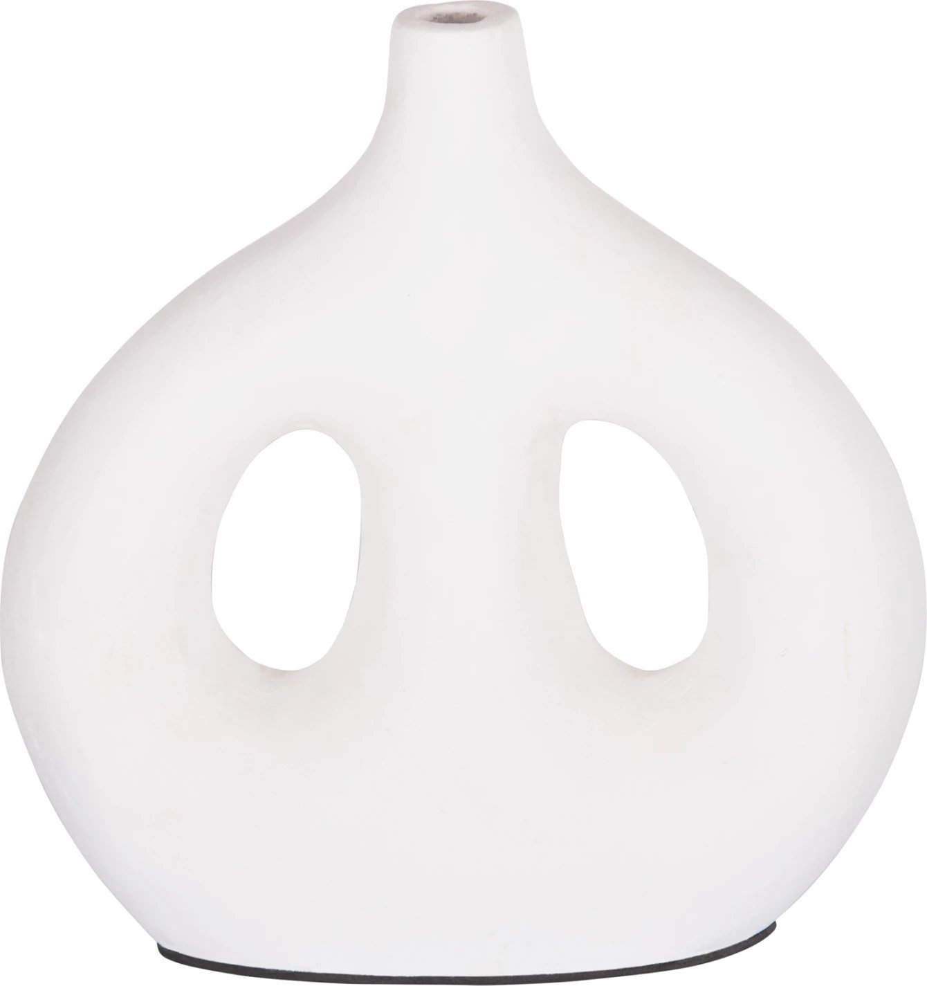 Vazo dekorative CLAYVON FH4413 terrakote, ngjyrë e bardhë, 23.5x8x24.5 cm