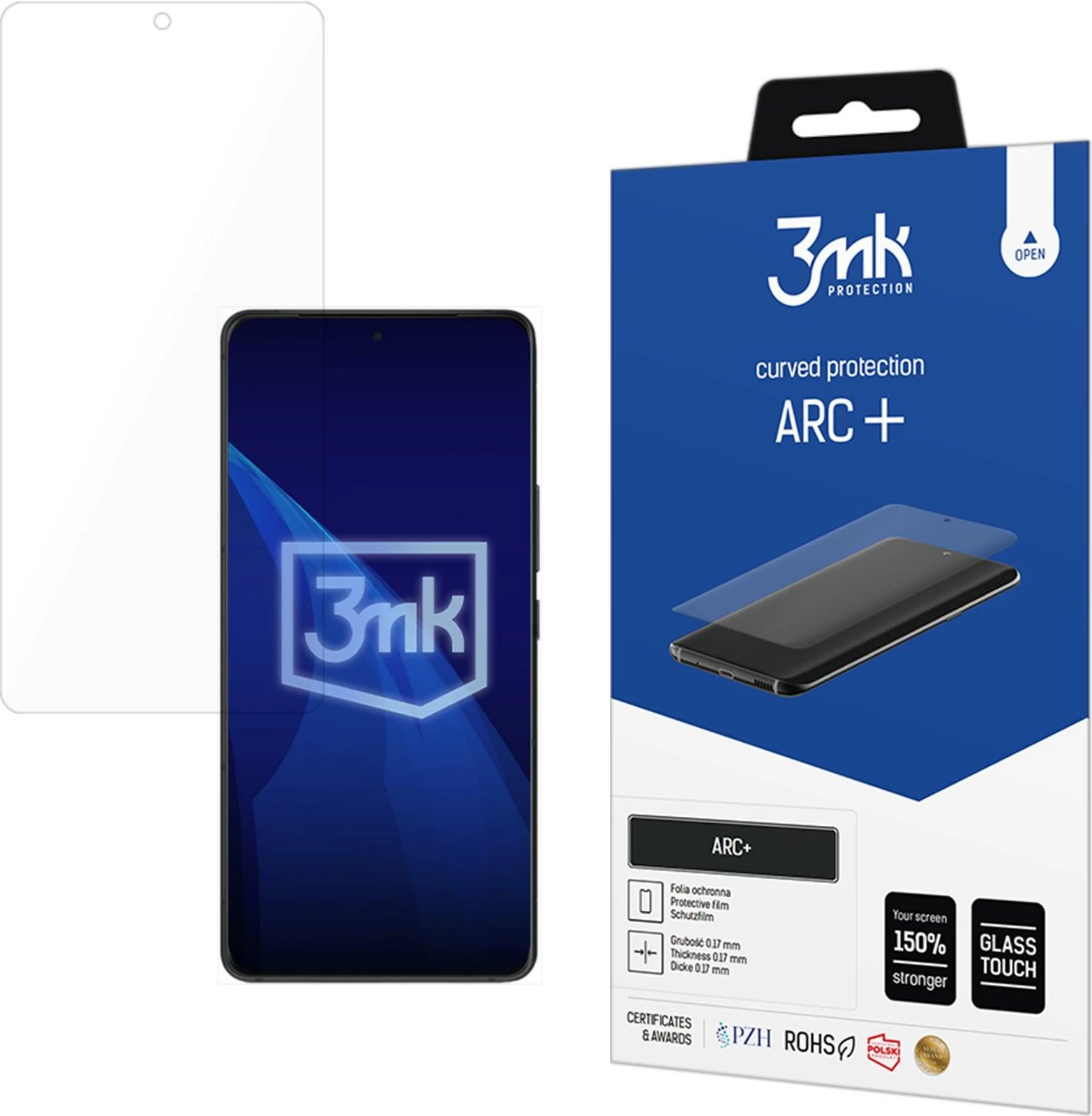 Mbështjellës 3mk Protection ARC+ për Asus ROG Phone 9/9 Pro, për ekran të lakuar