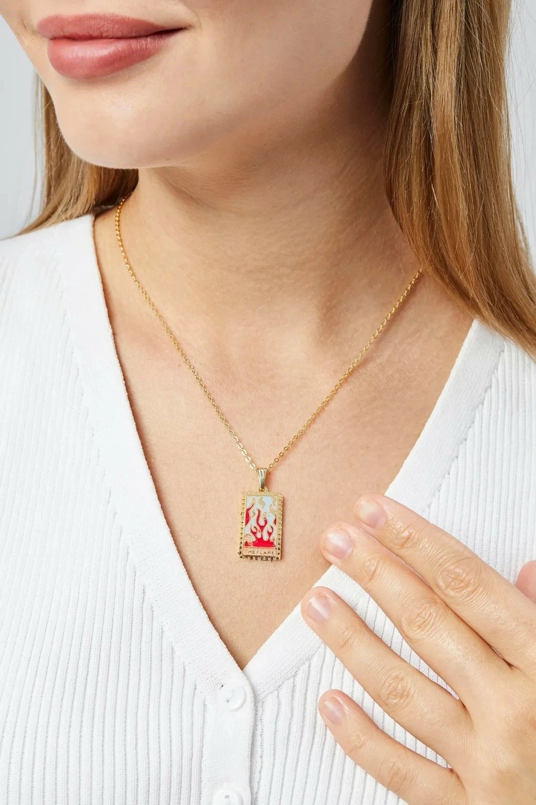 Varëse qafe Jumeon, ngjyrë ari, Flametrt - Kly, 45cm