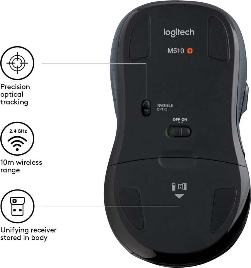 Maus Logitech M510, i zi