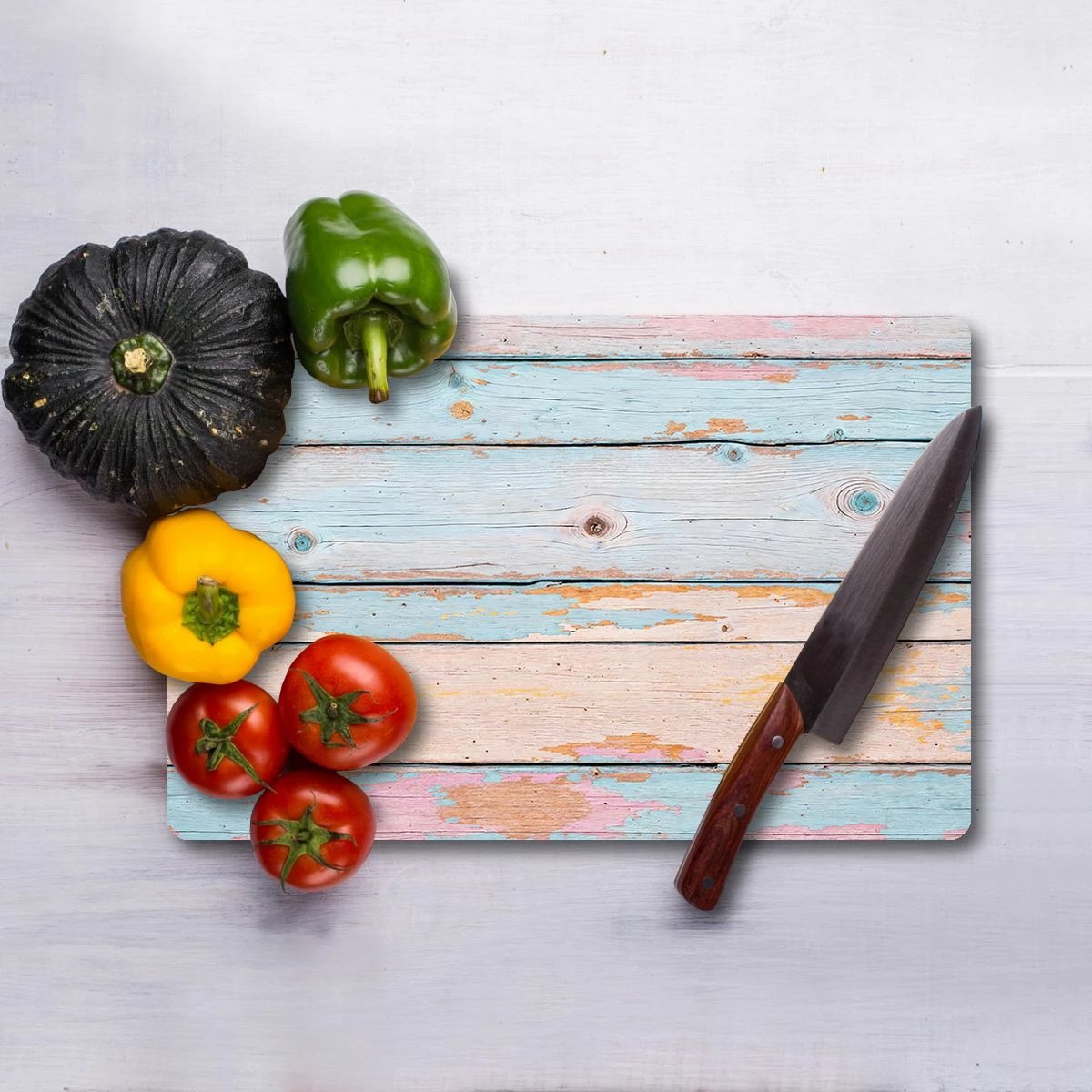 Dërrasë prerëse prej xhami të temperuar, shumëngjyrëshe, Hermia Ckt28 - 2030, 20x30cm