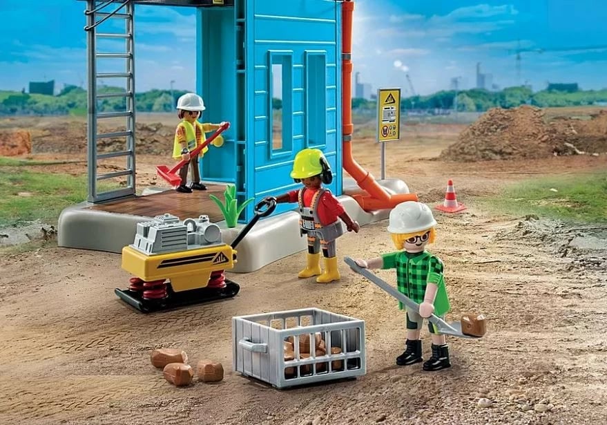 Set lodrash ndërtimi Playmobil Action Heroes 71650, 138 pjesë
