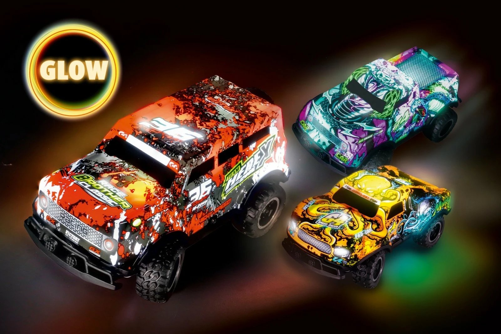 Makine me telekomandë Revell RC Ghost Driver 1:22, e kuqe, me drita LED