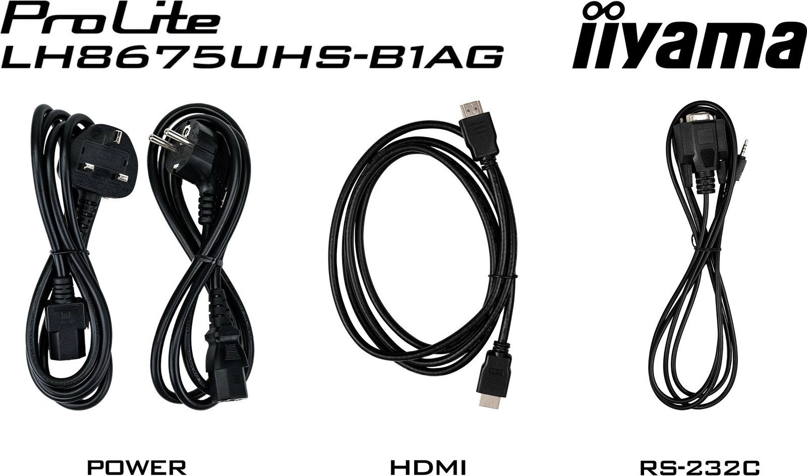 Ekran digjital iiyama LH8675UHS-B1AG, 86", 4K UHD, Wi-Fi