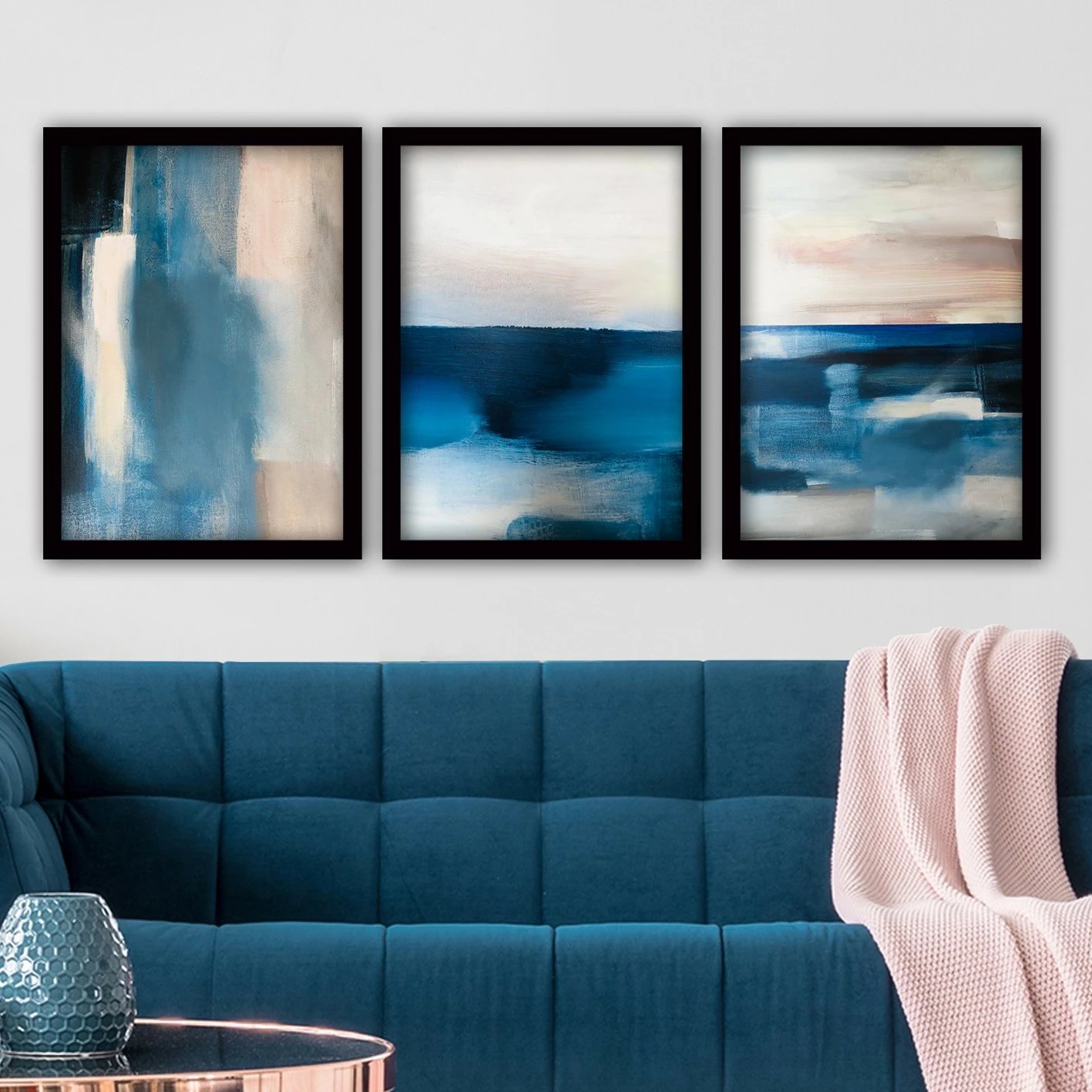 Pikturë dekorative me kornizë (3 copë), Wallity, 3SC60