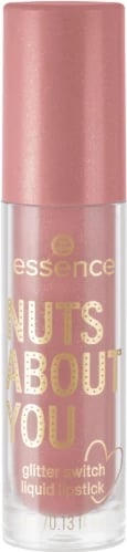 Shkëlqyes për buzë Essence Nuts About You Glitter Switch, Kiss Me Prince!