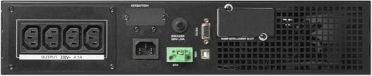 UPS Armac R/1000I/PF1, 1000VA, rack, 4x IEC C13, USB-B, LCD, zezë/gri
