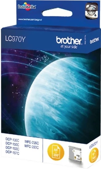 Toner Brother LC-970Y yellow, origjinal, 300 faqe
