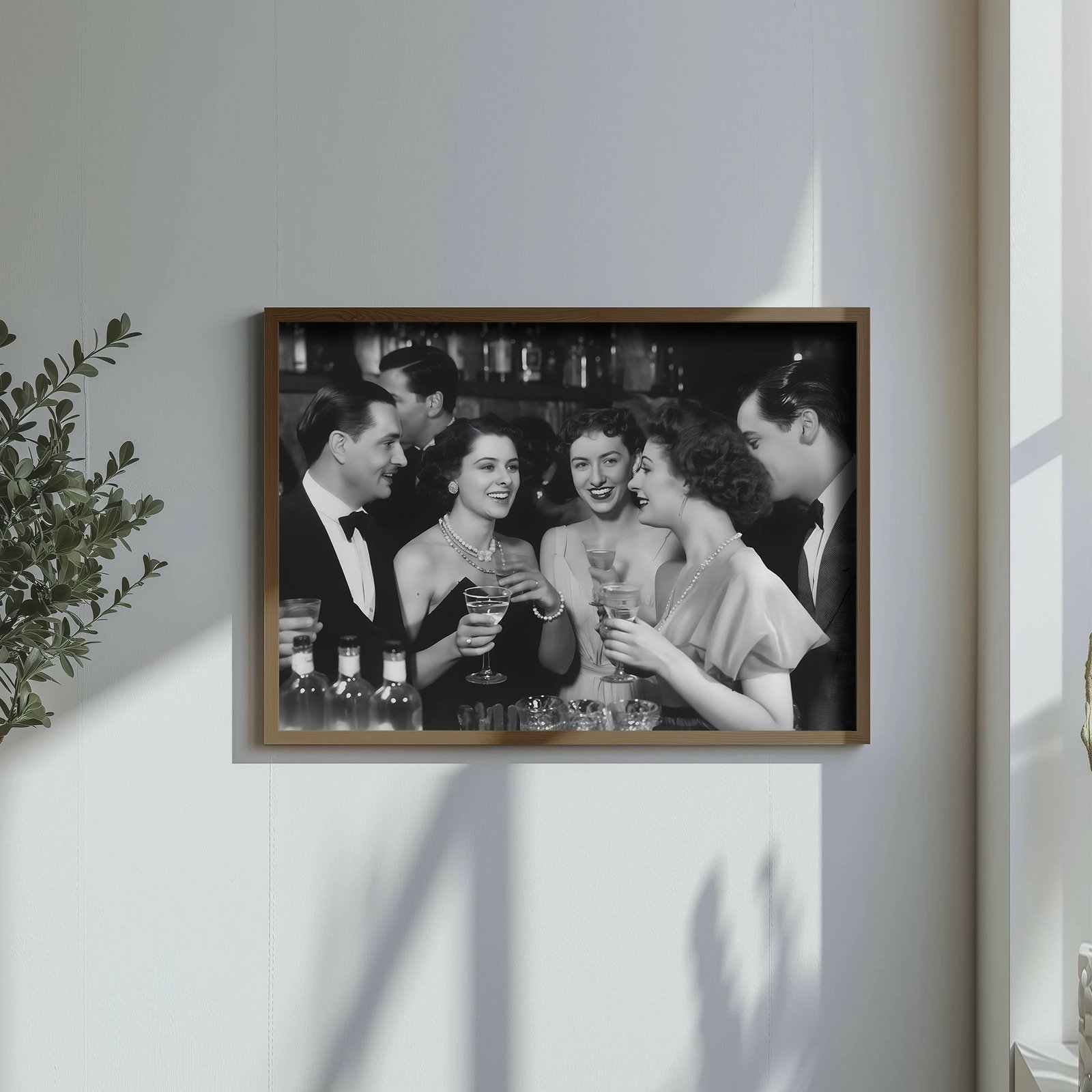 Pikturë dekorative me kornizë MDF, Wallity, GE151-L