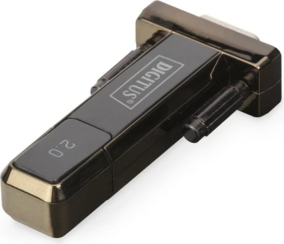 Adapter USB 2.0 në RS232 Digitus DA-70167, 80cm, i zi