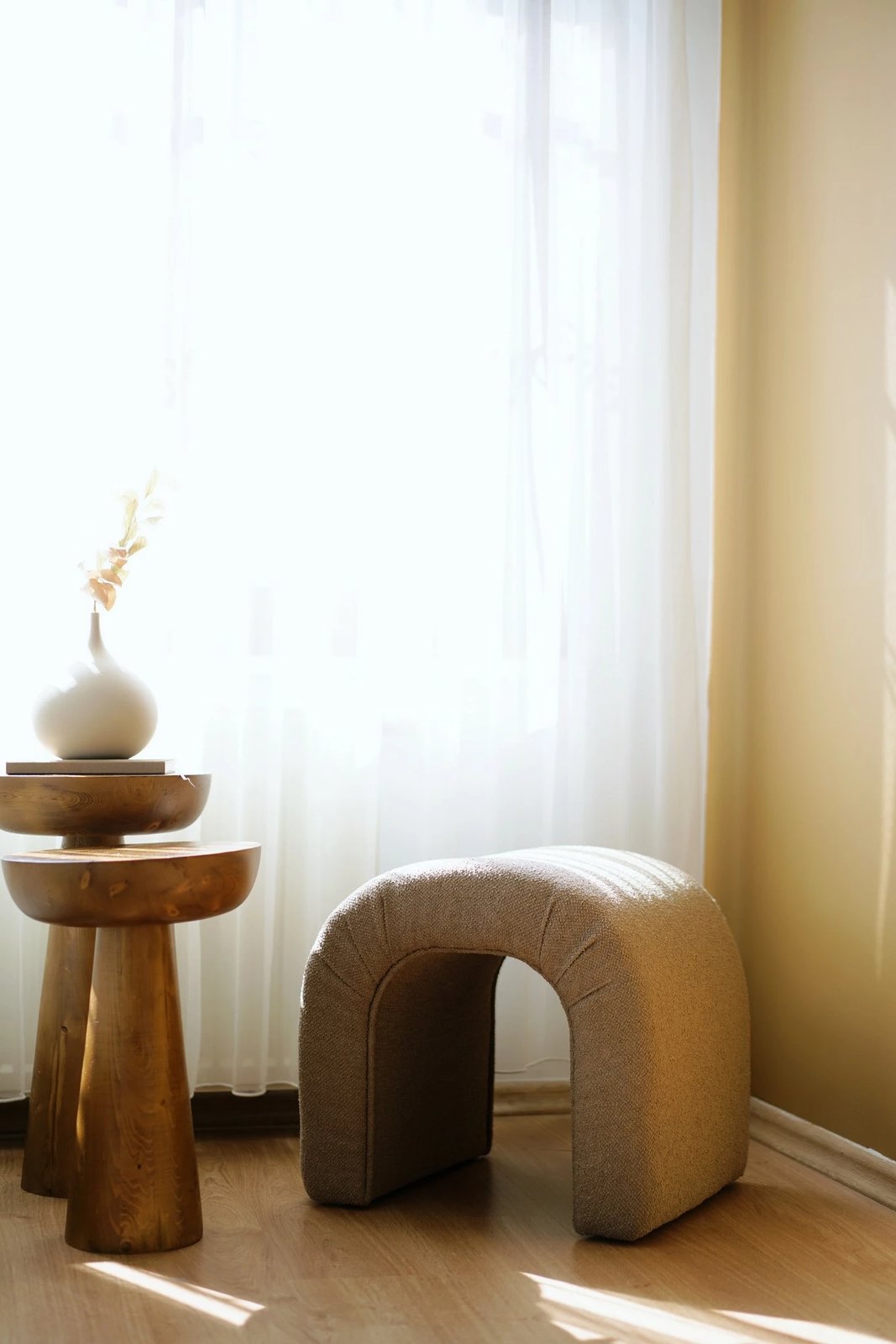 Puf Atelier del Sofa, ngjyrë kafe