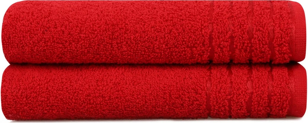 Set peshqirësh duarsh (2 copë), ngjyrë e kuqe, Mijolnir, 50x90cm