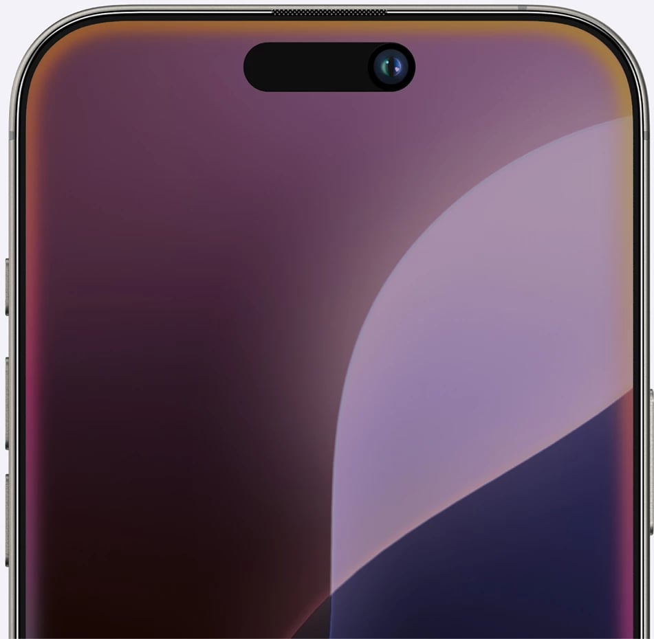 Xham mbrojtës AmazingThing Titan Privacy Glass për iPhone 16 Pro, i errët