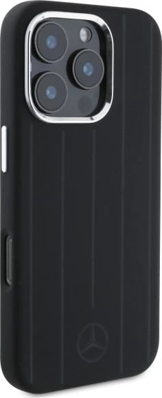 Mbështjellës Mercedes MEHMP16L23SUVSK për iPhone 16 Pro 6.3", silikon, MagSafe, zi
