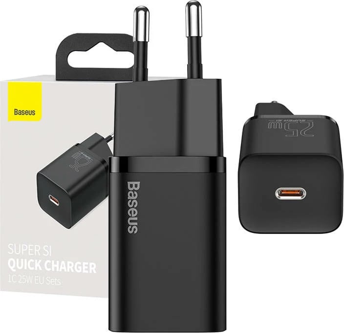 Karikues i shpejtë Baseus CCSP020101, 25W, USB-C, i zi