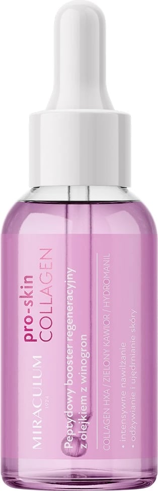 Serum për fytyrë Miraculum Pro-Skin Collagen Peptide Regeneration Booster për femra, 30ml