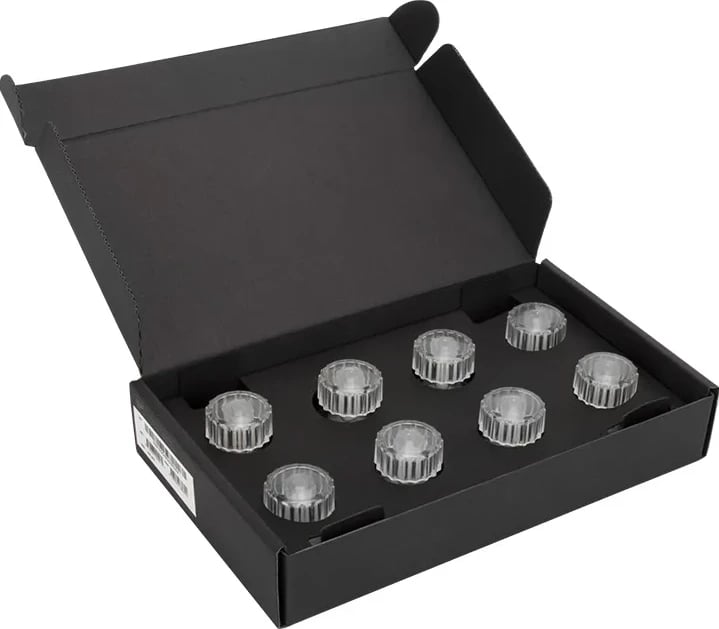 Kupa thithëse EcoFlow për panel diellor, 8 copë, transparente