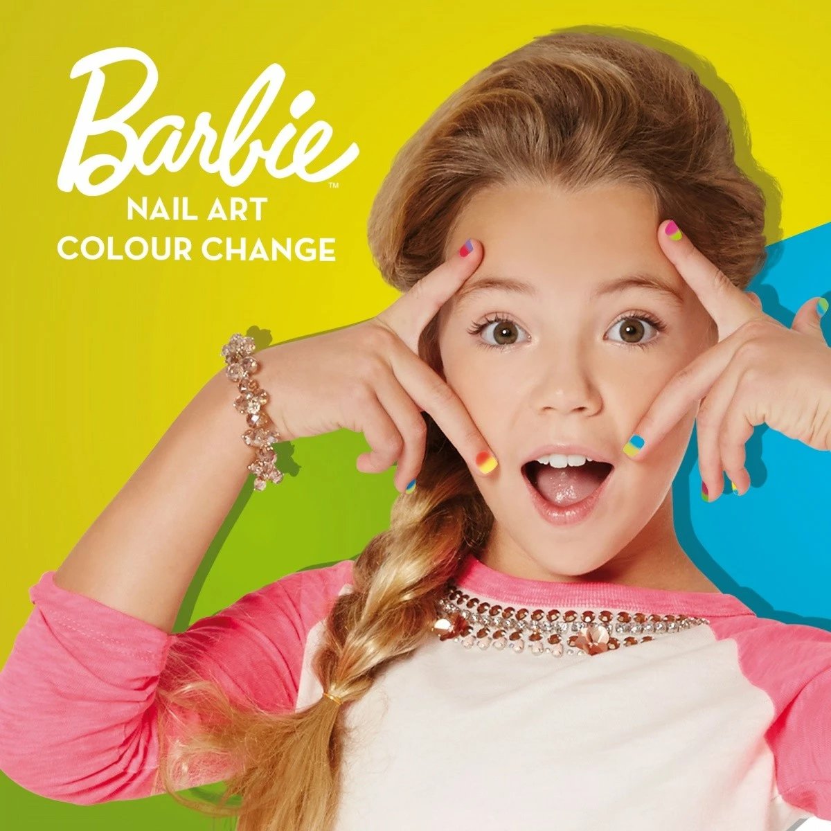 Set kreativ Barbie për llak thonjsh që ndryshon ngjyrë, Lisciani, 304-97982, shumëngjyrësh