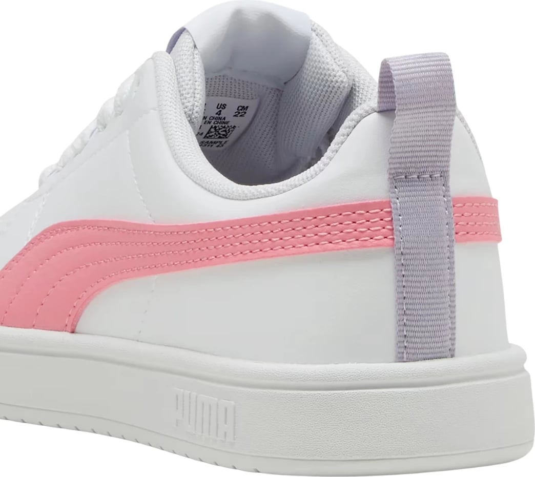 Atlete fëmijë Puma, të bardha-rozë