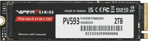 SSD Patriot VIPER PV593, 2TB, M.2 2280, PCIe Gen5 x4
