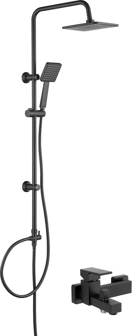 Set dushi rain shower deante NERZN10M, i zi, me rubinet