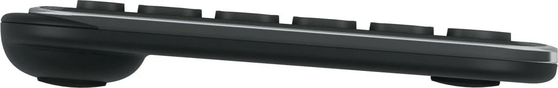 Tastierë mini Logitech POP ICON KEYS, wireless, Bluetooth, QWERTZ, e zezë/verde