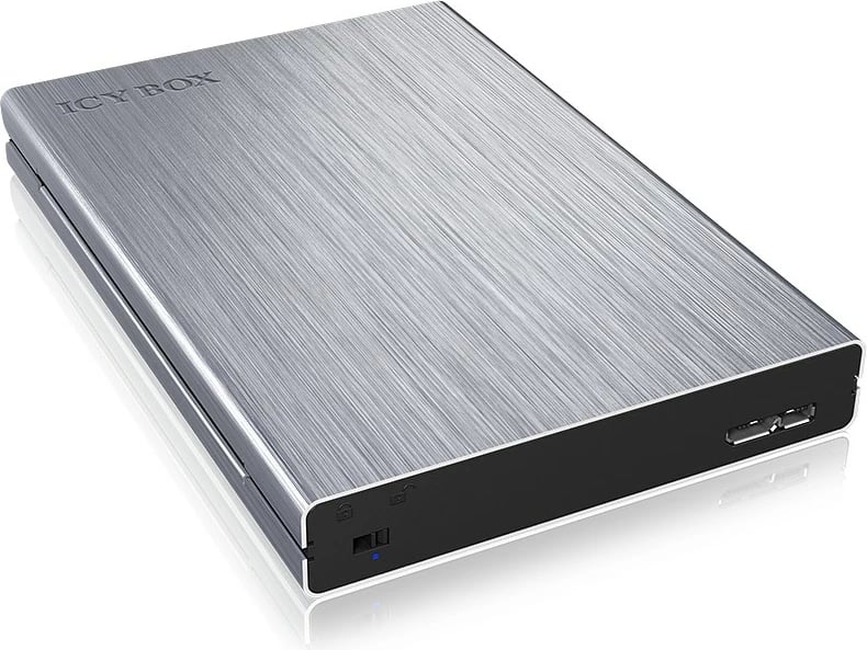 Kuti e jashtme HDD/SSD ICY BOX IB-241WP, 2.5", USB 3.2, alumini, anthracite/silver