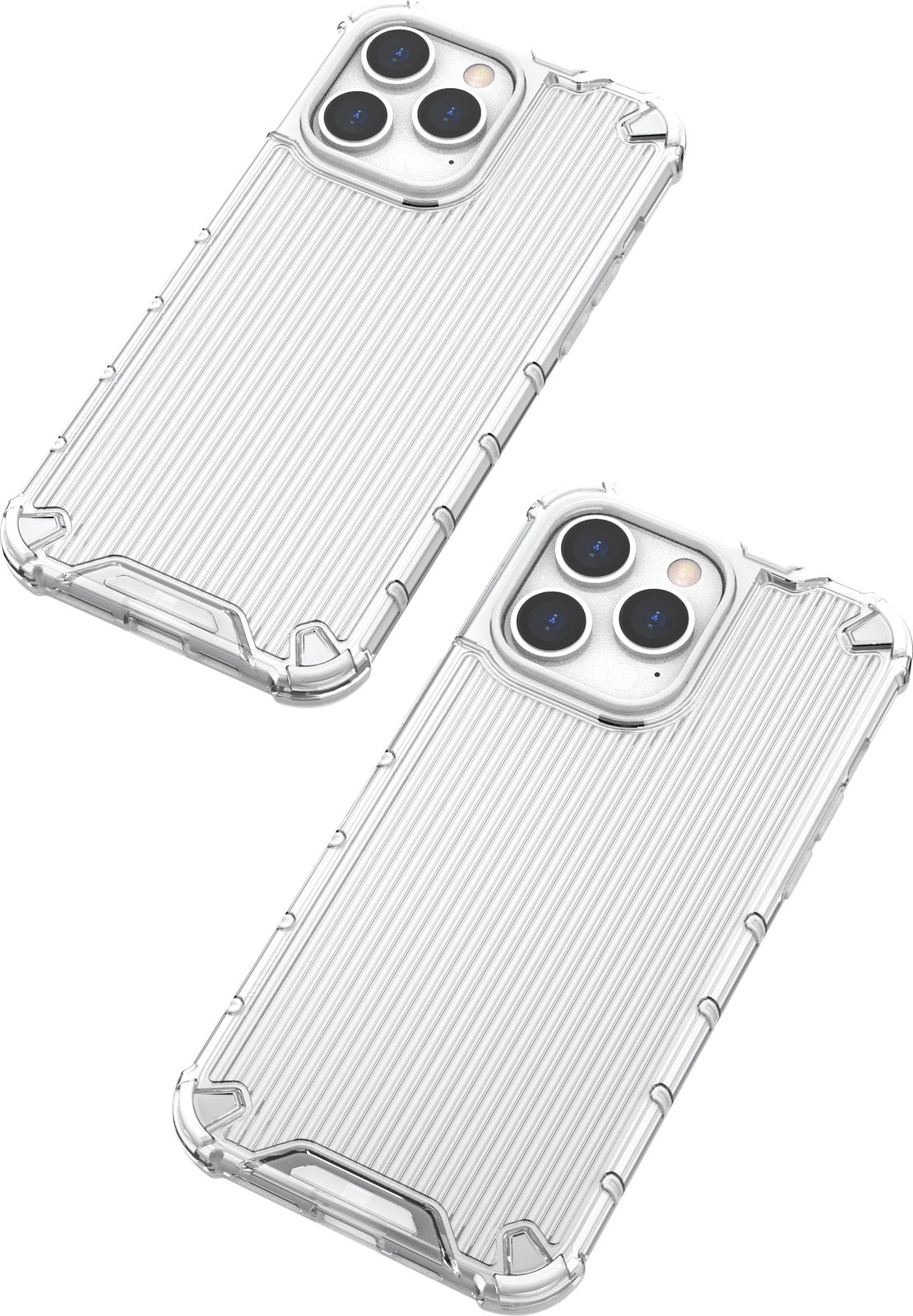 Mbështjellës Hurtel Ombre Protect Case për iPhone 13 Pro, rozë-kaltër