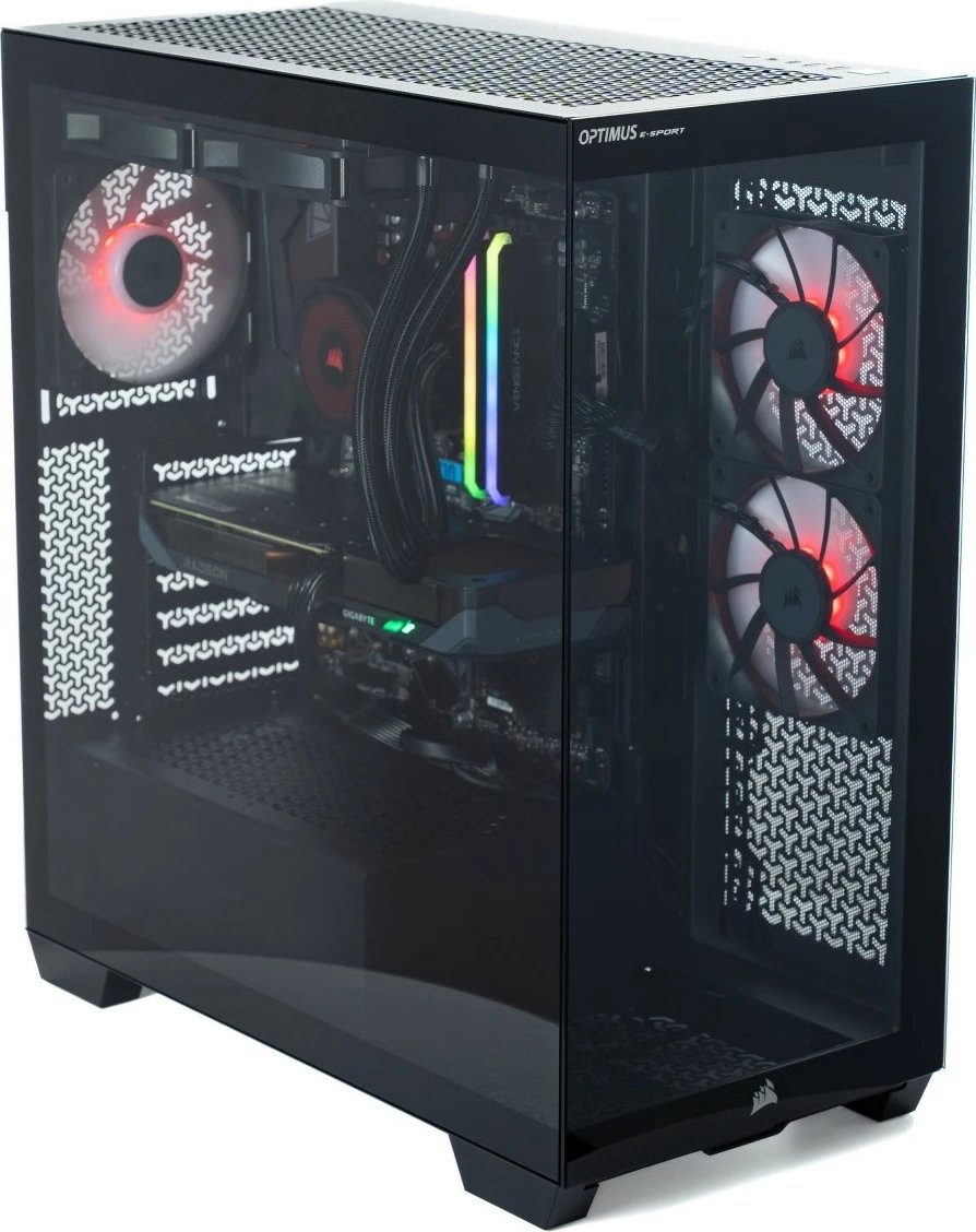 Kompjuter gaming OPTIMUS GB550T-CR12 Ryzen 7 5800X, 16GB RAM, 1TB SSD, GeForce RTX 5060 OC 8GB, Windows 11 Home, zi