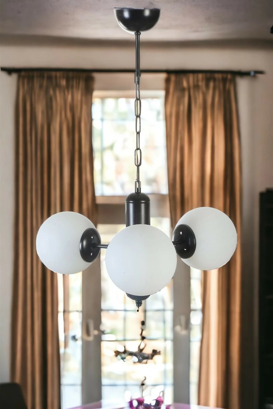 Llambë tavani Opviq, 8784-3, e zezë dhe e bardhë