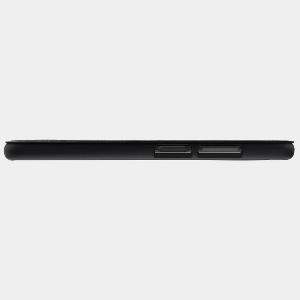 Mbështjellës Nillkin Qin për Xiaomi Redmi Note 9T 5G, lëkurë, kafe