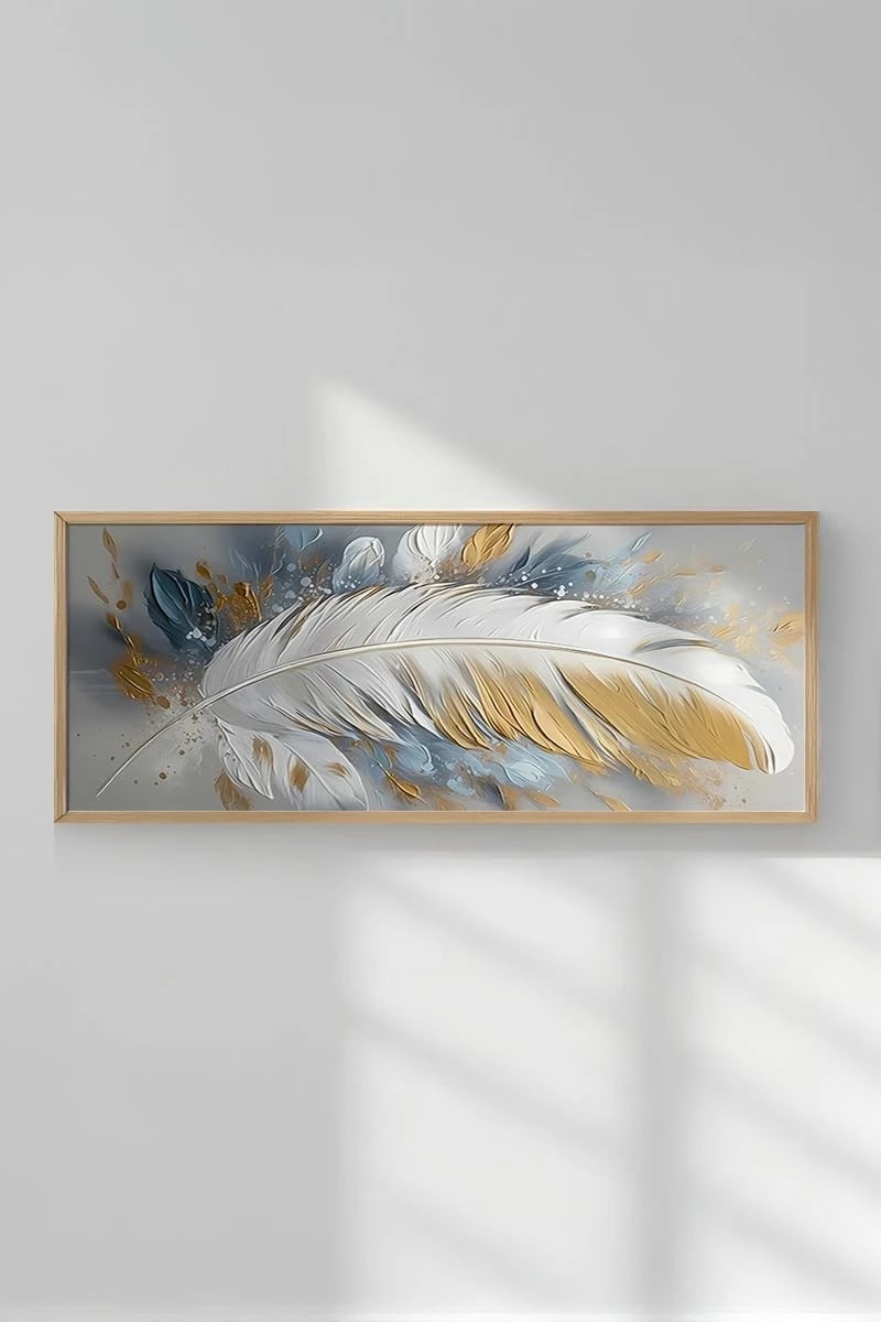 Pikturë dekorative me kornizë, Wallity, Artsmdfyty29-3370, shumëngjyrëshe, 33x70cm