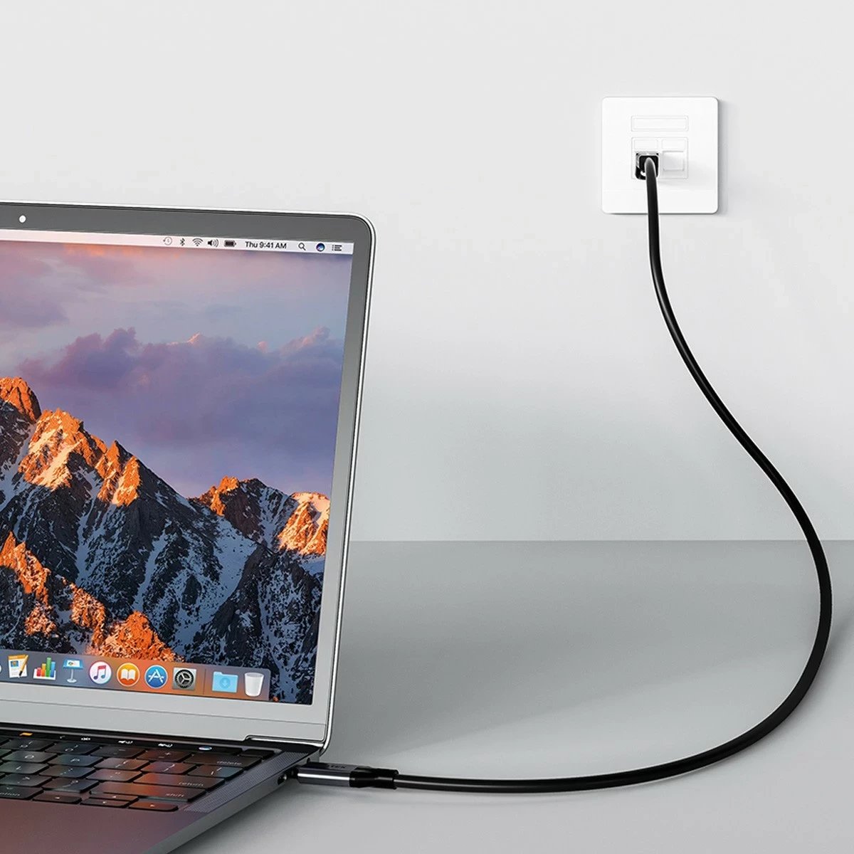 Kabëll Ethernet Unitek RJ-45 LAN, patchcord cat.8, 5m, ngjyrë zezë-gri