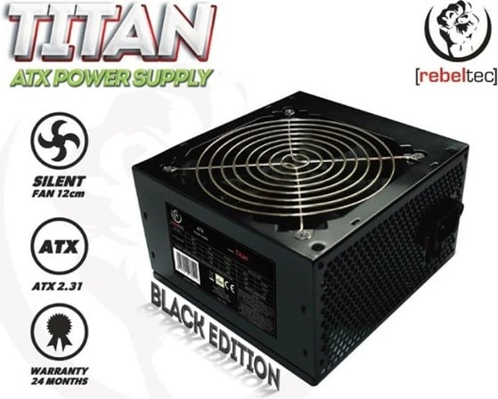 Kasë furnizimi Rebeltec TITAN 700W, ATX, e zezë